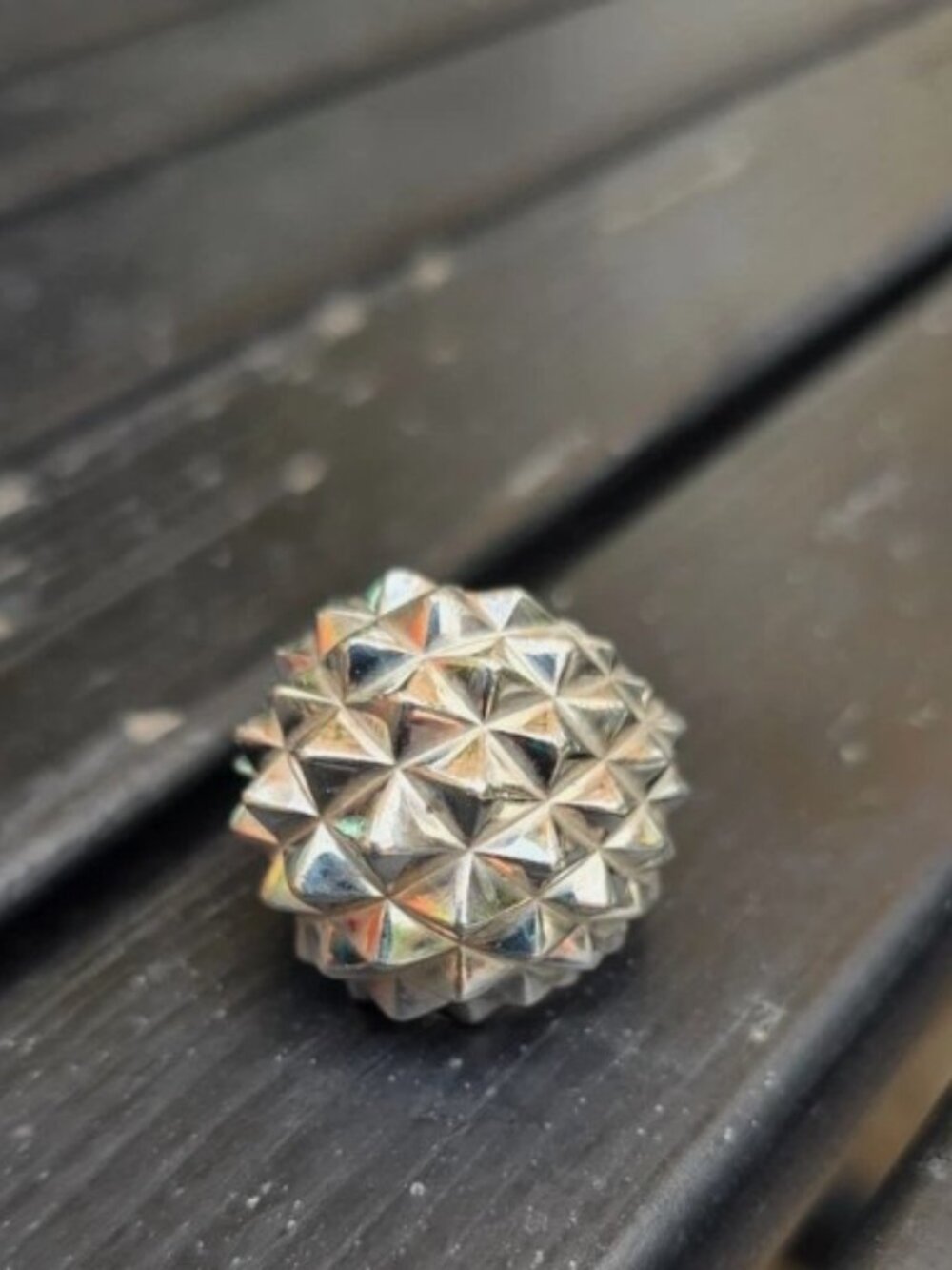 Stephen Webster superstudder sterling silver ring.